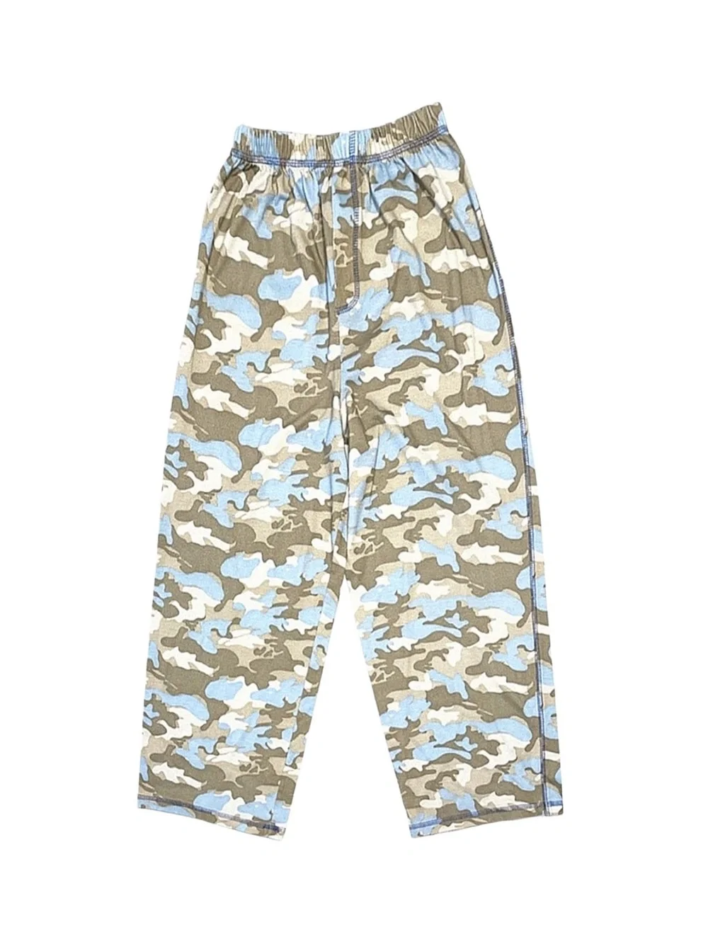 CARTER'S Boy's Grey And Light Blue Camouflage Pajama Pants Size 10